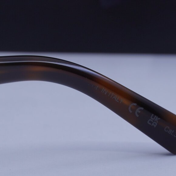 Saint Laurent SLM130 004 Rectangle Sunglasses - Havana/Nicotine - Picture 6 of 11